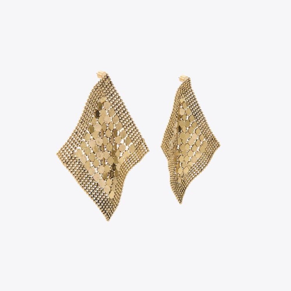 NWT Zara Metal Mesh Earrings - Picture 7 of 8